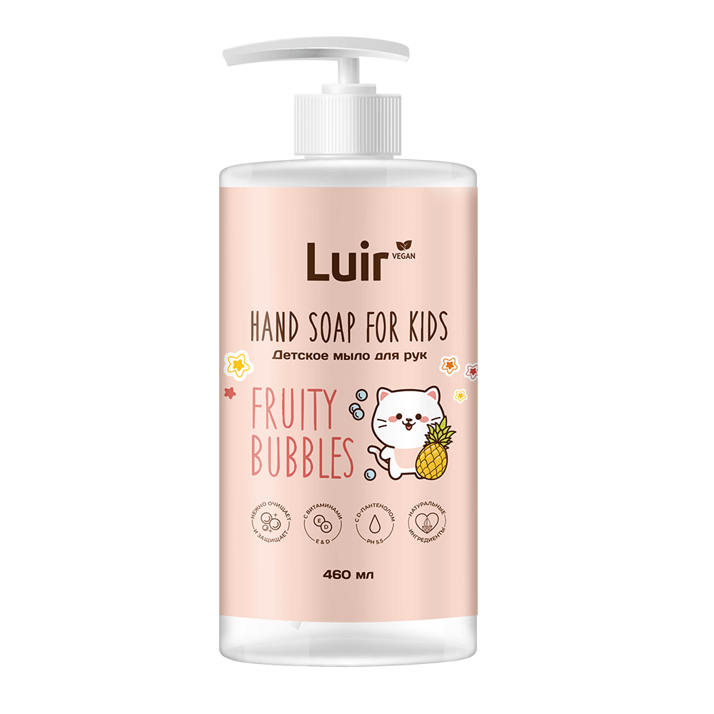 Luir Fruity bubbles Мыло детское для рук, 460 мл